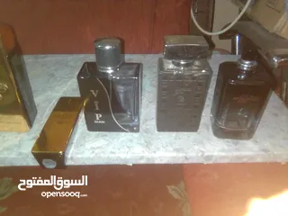  7 زجاجات عطور فارغه مستعمله