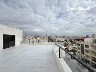  26 شقة مع روف دوبليكس باطلالة مميزة مساحة 200م وروف 120م مع 50 م ترس بخلدا (مشروع 118)