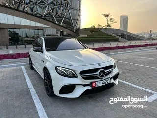  8 للبيع مرسيدس E63 s AMG اصلي وكالة خليجي موديل 2019 الموتر بحااالة الوكالة  (ست 6 فصوووص)