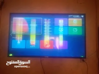  5 شاشه للبيع في الرصيفه شاشه فيه خطوط بتشغل نت حجم 55 نوع سيمور السعر 20 قابل للبدل