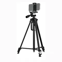  6 ترايبود كاميرا و موبايل 3366 TRIPOD   بارتفاع 140 سم