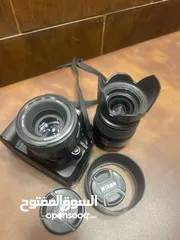  5 كاميرا نيكون 5200d للبيع بسعر مغري مع عدسات عدد 2