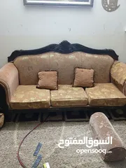  7 طقم كنب زان 9كراسي بحاله ممتازه