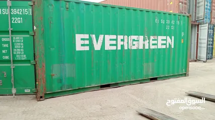  10 حاويات فارغه للبيع 20 قدم و 40 قدم   container 20+40HQ (مستعمل بحاله جيده) متخصصون في بيع الحاويات