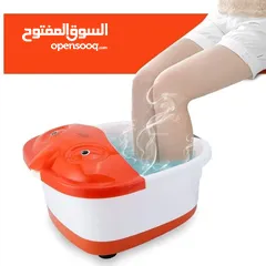  12 مساج و جاكوزي القدمين جهاز المساج و تدليك الاقدام  بالفقاعات و الماء الساخن الجاكوزي القدم