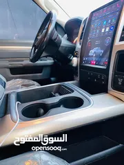  7 دوج رام ديزل 2017  ممشى قليل .. فل الفل عدا الفتحه لون فيراني مميز