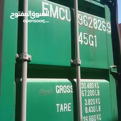  6 كونتينرات (حاويات) مستعملة للبيع Used containers 4 sale in good condition