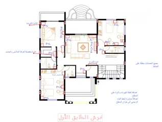  12 فيلا فاخرة على أرض 2000م تصنيف أ A, طابو – زاوية شارعين + مجلس ضيوف مستقل في طوباس