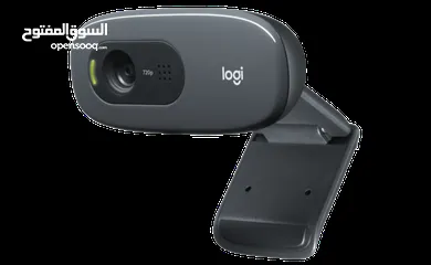  5 للطلاب Logitech C270 HD Webcam كاميرا ويب للبث المباشر و zoom ممتازة وعملية لساعات عمل طووويلة جدا