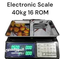  1 ميزان الكتروني قدرة 40كيلو /1جرام لكل ما خف وزنه وغلاى سعره Electronic scale 40kg/1g