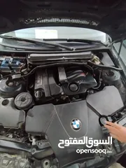  10 للبيع Bmw e46 2004  لون اخضر زيتي بجننن مع فتحة  دهان جديد السيارة كرتونة