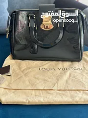  3 Louis Vuitton Amarante Monogram Vernis شنطة يد من لويس فيتون اصلية Avenue Bag -Original