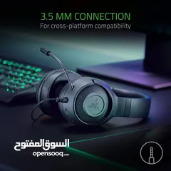  4 سماعة الألعاب Razer Kraken X خفيفة الوزن: 7.1 ريزر كراكين اكس خصم قوي قوي جداا