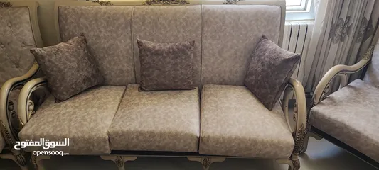  3 طقم كنب كلاسيكي سفنج دانلوب