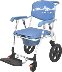  1 كرسي استحمام+تواليت المنيوم "جديد"