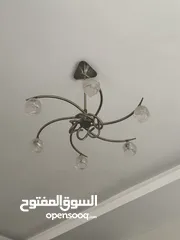  5 ثريات عدد 2 للبيع بحالة ممتازة للبيع نوعية Mantra اسپاني لون champagne