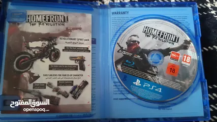  1 سيدي HOMEFRONT للبيع بحالة الجديد ps4