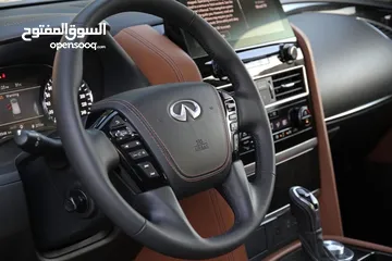  6 إنفينيتي وارد الشركة QX 80 موديل : 2022 سعة المحرك : 5.6 L  قاطعة مسافة : 26.000 KM