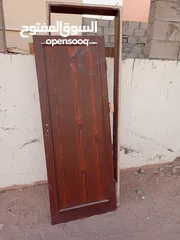 1 أبواب خشب مستعمل للبيع