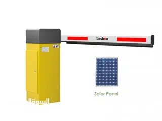  2 Traffic control barrier, with solar & non solar system