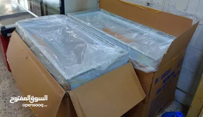  4 فريزر عرض تركي 400 لتر انفيرتر جديد قياس (130سم)احدث موديل مكفول سنه
