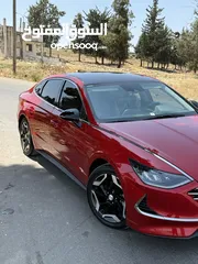  8 هيونداي سوناتا انسبريشن 2022 Sonata Black edition  سبورت حرة مميزة عداد قليل 49 الف km فحص كامل فل