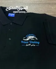  5 بلوزة موظفين فيزت جاليهات مع شعار باجات