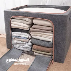  13 شنط تخزين صناديق ترتيب الملابس عدد 3 حجم كبير صناديق تخزين ملابس - Clothes Organiser صندوق تخزين قما