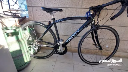  1 بسكلتي دراجة هوائية trinity plus uno bikes  سباق او طرق قطع نوع كلارس 2400 ياباني اصلي