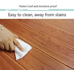  12 أرضيات باركيه (PVC) تلزيق – سهلة وسريعة التركيب! بدون تعب