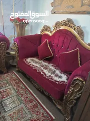  1 طقم كنب سبع مقاعد بحال الجديد للبيع المستعجل بحال الوكاله لا خدش ولا كسر
