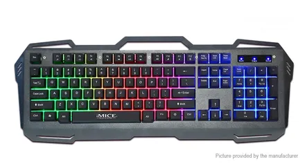  1 iMICE Gaming Keyboard Modail AK-400 كيبورد جيمنج اي مايس مضيئ