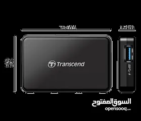  12 موزع  USB HUB عالي السرعة 3.1 و 4 مداخل Transcend HUB2C Type-C 4 Port USB HUB SuperSpeed 3.0