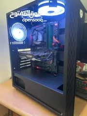  3 Core i7 7700 Mather bord MAXIMUS VIII HERO  Ssd  256  Ram 12 gb DDR4 Pawar 500 كيس مضيء مع روموت تحك