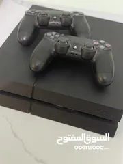  2 بلايستيشن 4 عادي مستعمل + هدية ستيرنج وقير