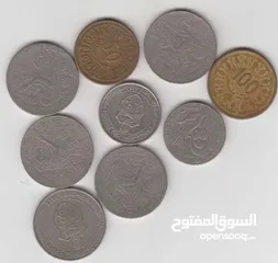  2 عملات من اكثر من 30 دوله