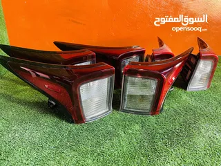  6 اضوية خلفية مستعمل اصلي تويوتا بريوس 2019-2022 Toyota Prius 2019/2022 اصلي وارد اليابان بحالة ممتازه
