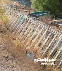  8 دربزين حديد ثقيل القطعه