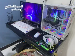  6 حاسبه pc  فول موصفات وجديده كلش وكلشي اشغلل شرط جميع الاعاب والبرامج