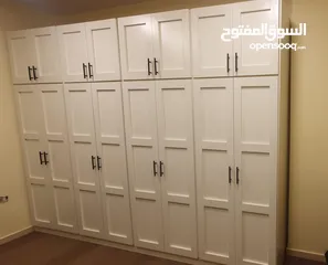  12 خزائن ملابس خشب لامنيت 18م الون حسب الطلب جميع المقاسات مع إمكانية تغير نوع الخشب كفاله 5سنوات على ا