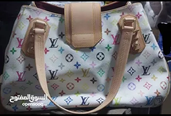  3 louis vuitton multicolor tote bag