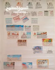  7 طوابع اصلية من كل بلدان العالم للبيع المستعجل الطابع ب دينار
