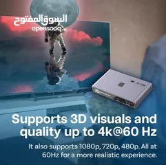  4 HAING HI-3012-HCS 3 in 1 Out HD Compatible Switch هانغ سويتش اتش دي 3
