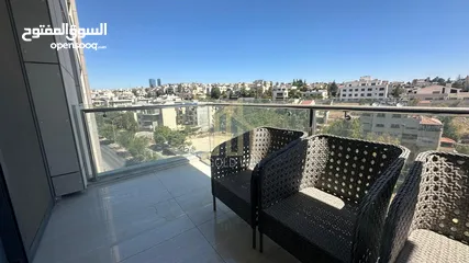  7 في أجمل مناطق عبدون شقة مفروشه للبيع طابق ثامن 133م بسعر مميز / ref 9539