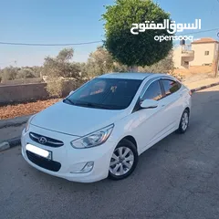  5 هونداي اكسنت 2016 بنزين أوتوماتيك بصمة دهان شركة