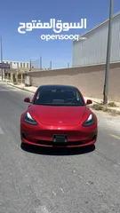  1 تسلا موديل 3 لونج رينج دويل موتور بحالة ممتازة جداً فحص اوتوسكورB+