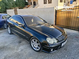  4 مرسيدس clk 2003 محدثه 2009 فحص مرفق قابل للبدل ترخيص وتأمين  سنه