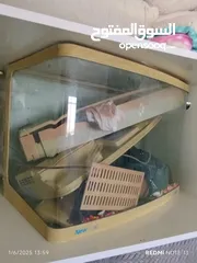  1 حوض سمك جاهز مجهز بكامل عدة طول  عرض 90 العمق 45 طول60