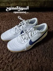  5 Nike Zoom Court Lite 3 Men's Shoe, White (Size 46 حذاء نايكي زووم كورت لايت 3 للرجال، أبيض (مقاس 46
