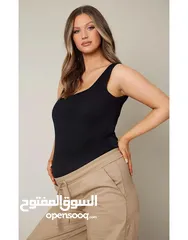  7 Top Basic Lama Moda Beirut  size: L - XL لون : اسود   قماشة لكل الفصول ( صيف ، ربيع ، خريف ، شتاء )